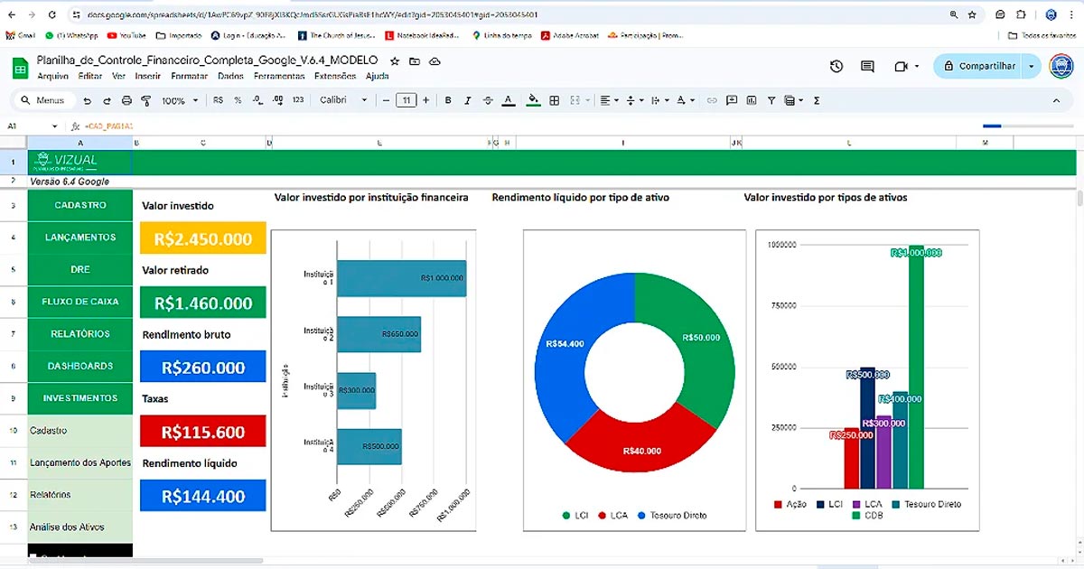 Planilhas Inteligentes e Dashboards Automatizados