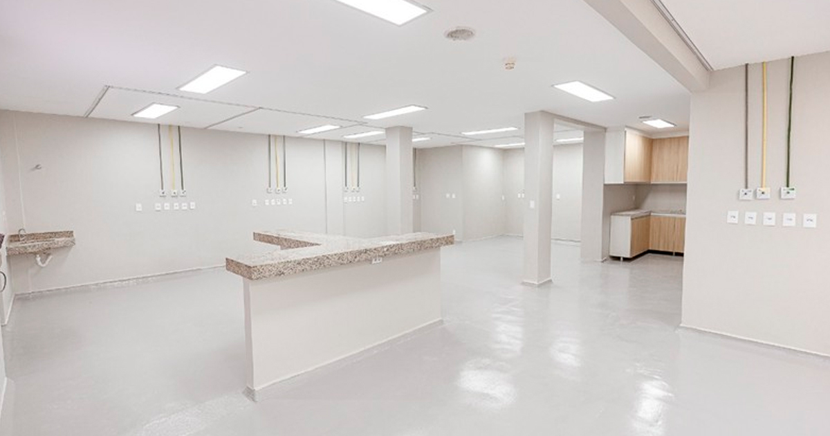 Prefeitura avança na construção da nova recepção infantil, Ala Vermelha e sala do tomógrafo do Hospital Geral de Eunápolis