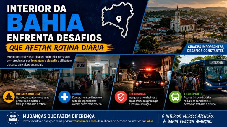 Interior da Bahia enfrenta desafios que afetam rotina diária