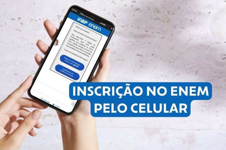 Pode se inscrever no Enem 2025 pelo celular 1