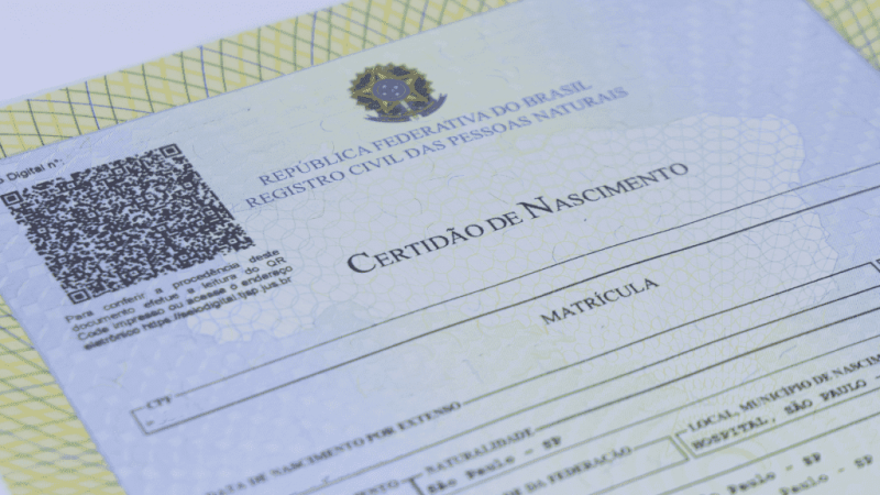 certidao de nascimento online